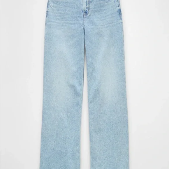 American Eagle Dreamy Drape wide legged jeans - Picture 7 of 9